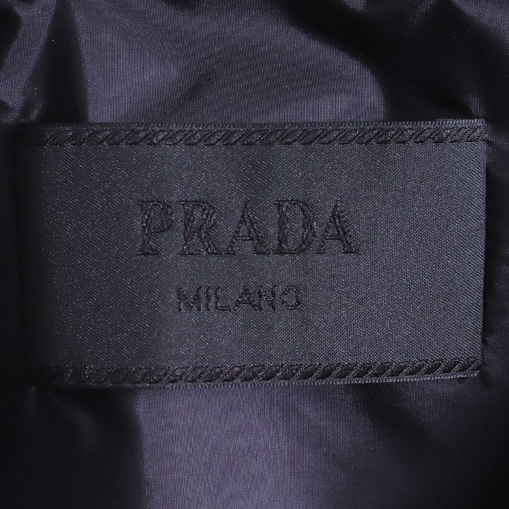 PRADA Triangle Logo Nylon Blouson Navy Size 52