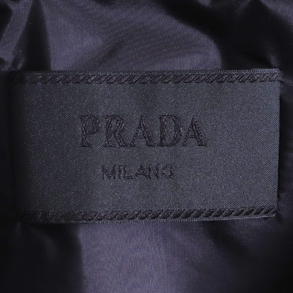 PRADA Triangle Logo Nylon Blouson Navy Size 52