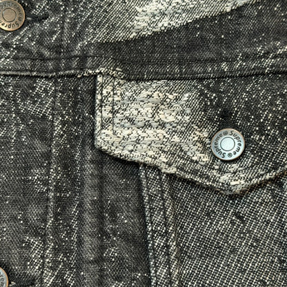SUPREME 23SS Archive Denim Jacquard Jacket Black Size L