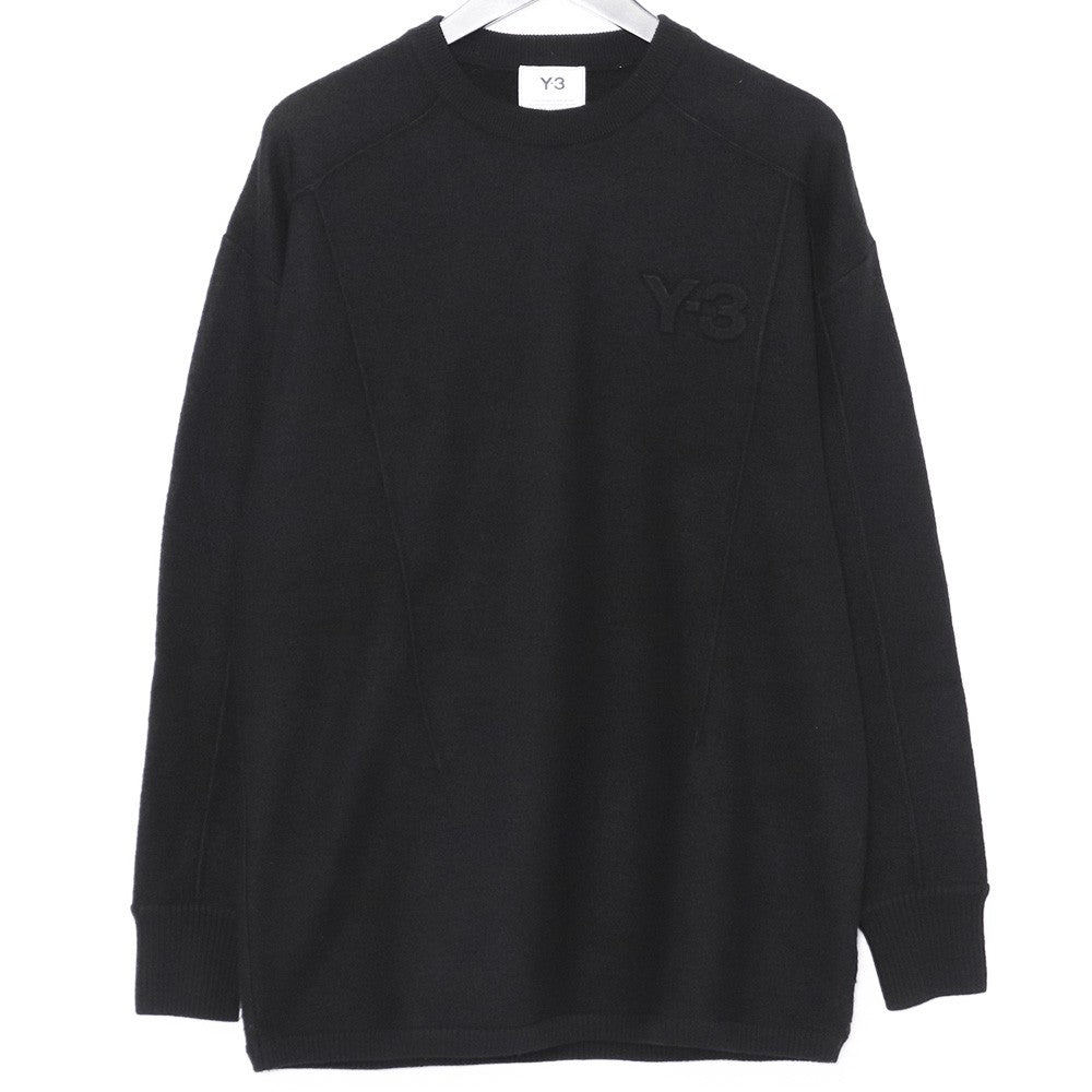 Y-3 Classic Merino Blend Crew Neck Sweater Black Size S