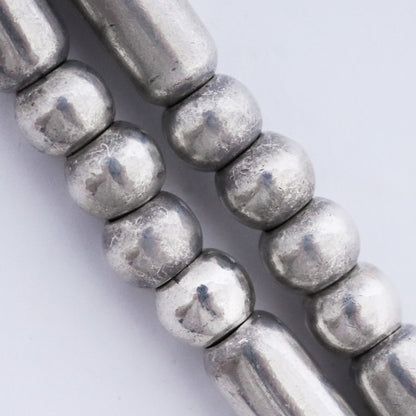 TARO WASHIMI Silver Pipe Bead Necklace Size F