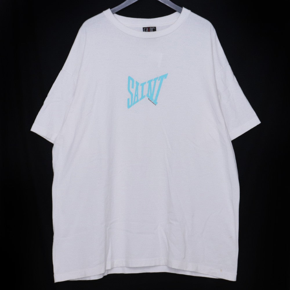SAINT MICHAEL 24SS Ribbon Saint T-Shirt White Size XXL