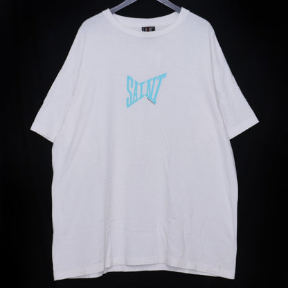 SAINT MICHAEL 24SS Ribbon Saint T-Shirt White Size XXL