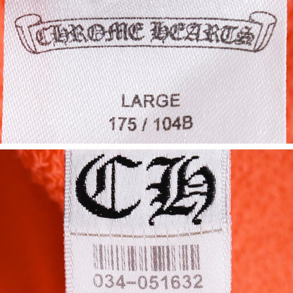 CHROME HEARTS Matty Boy Sadistic Sweatshirt Orange Size L