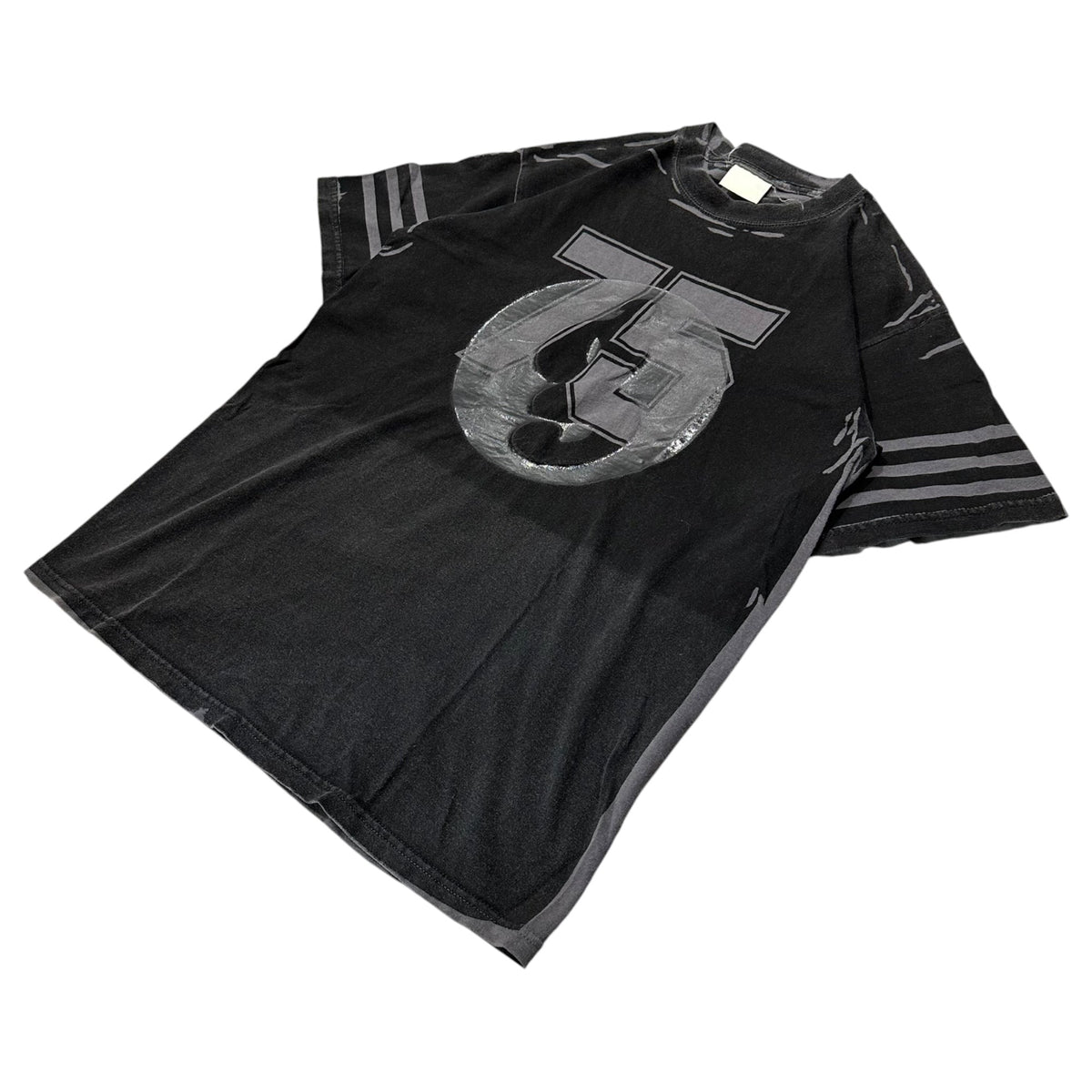 GOODENOUGH Hand-printed Rubber Print Football T-Shirt