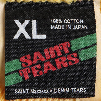 SAINT MICHAEL x DENIM TEARS Sweatshirt Yellow Size XL