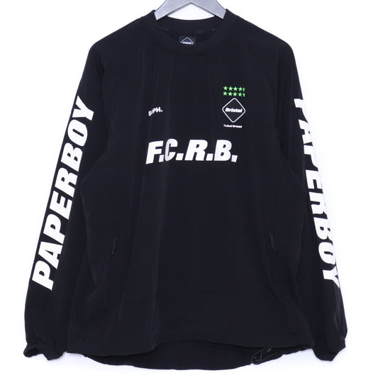 F.C.REAL BRISTOL x PAPERBOY 24SS Button-Up Black Size M