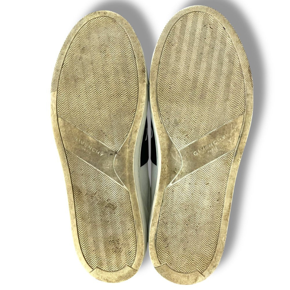 GIVENCHY Logo Band Slip-On Sneakers White Size EU 42