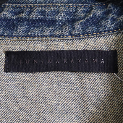 JUN NAKAYAMA 24AW Fringe Indigo Denim Shirt Size 48