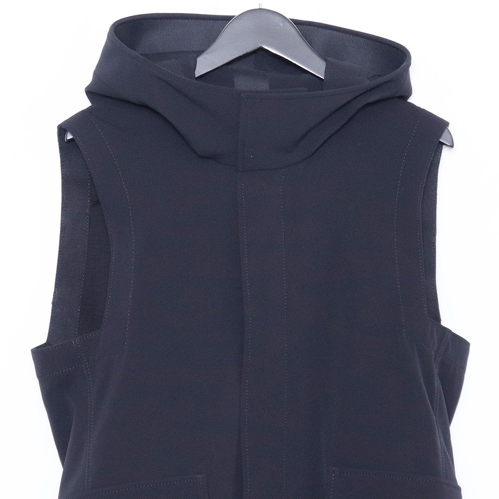 DEVOA SCHOELLER High Neck Hooded Vest Black Size 2