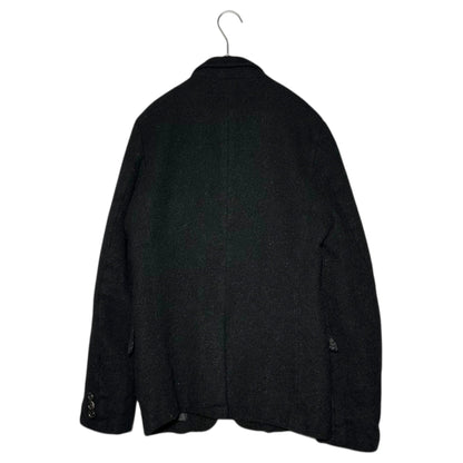 COMME des GARCONS HOMME 09AW Wool Jacket Black Size XS
