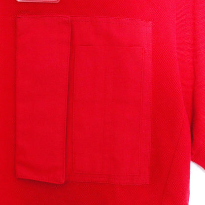 RAF SIMONS x Fred Perry Space Pocket Pique Polo Red Size 38