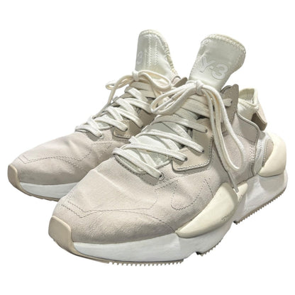Y-3 Kaiwa Low-cut Tech Sneakers Beige Size 27.0cm