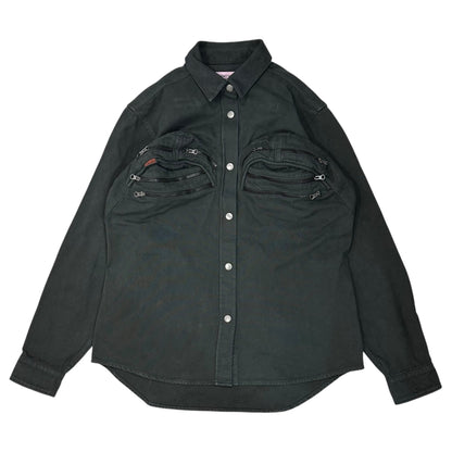 MARTIN ROSE 24AW Bumbag Cotton Button-Up Shirt Size XS