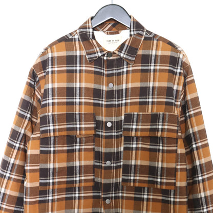 Fear of God SIXTH COLLECTION Padded Jacket Brown Shirt Size XS