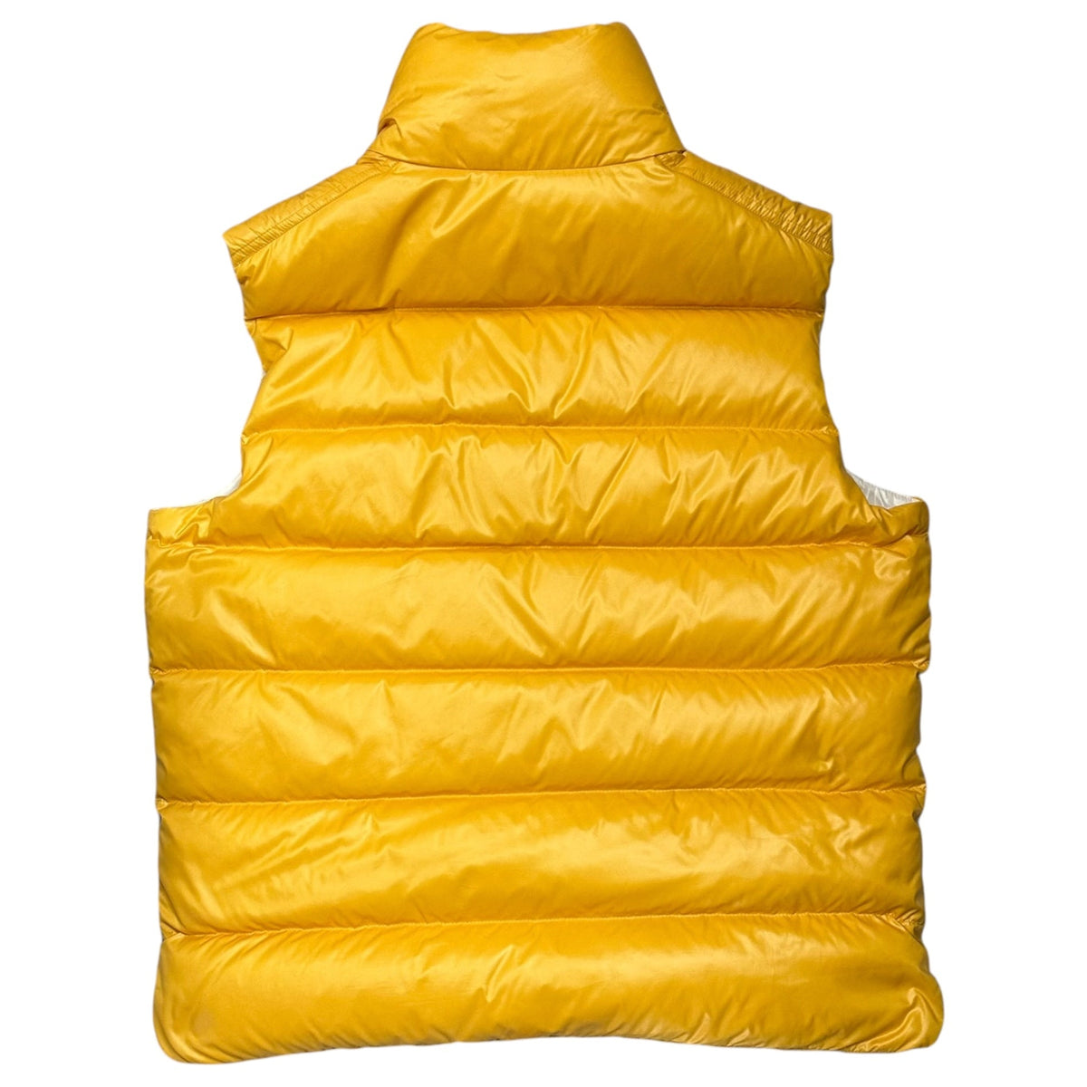 MONCLER 21SS PARK GILET Logo Down Vest Yellow Size 3