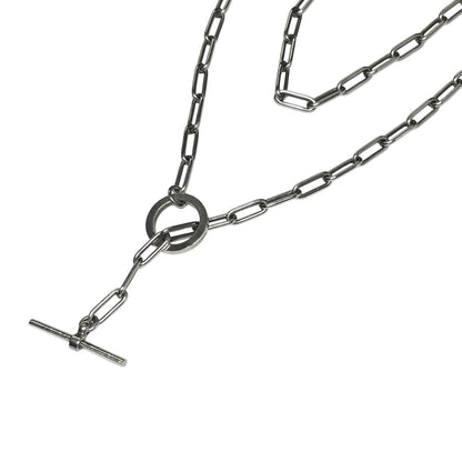 HERMES Chaine d'Ancre Game Chain Necklace Silver