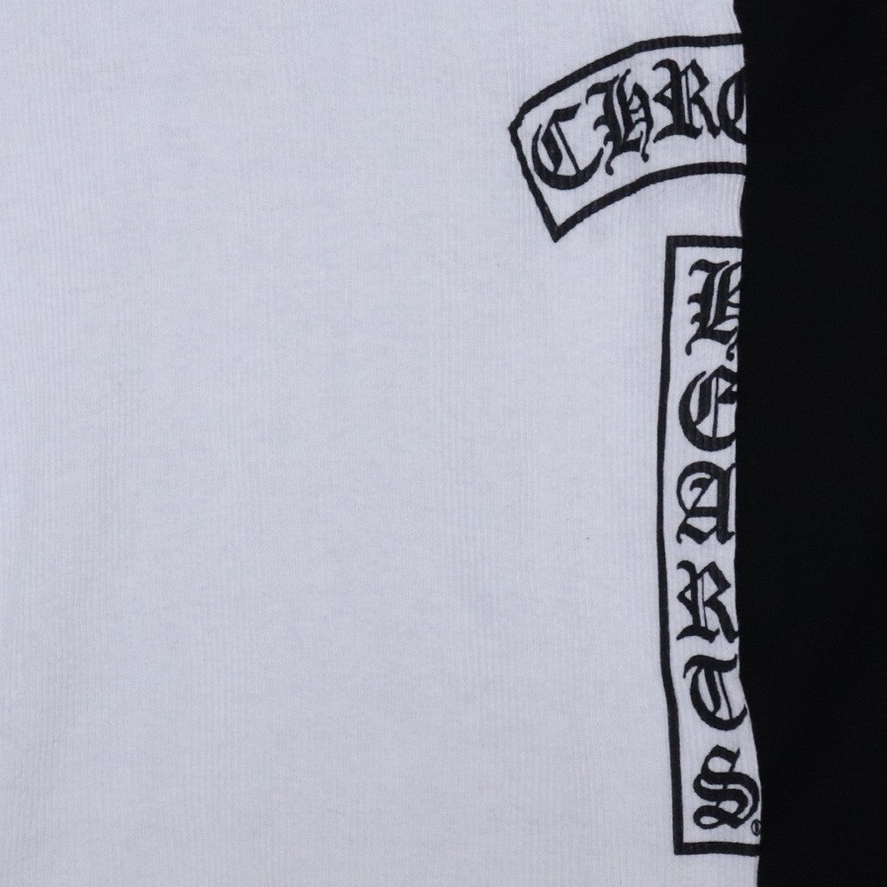 CHROME HEARTS Vertical Logo Rib Tank Top White Size S