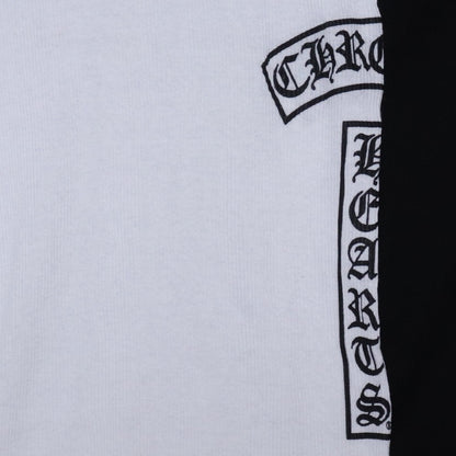 CHROME HEARTS Vertical Logo Rib Tank Top White Size S