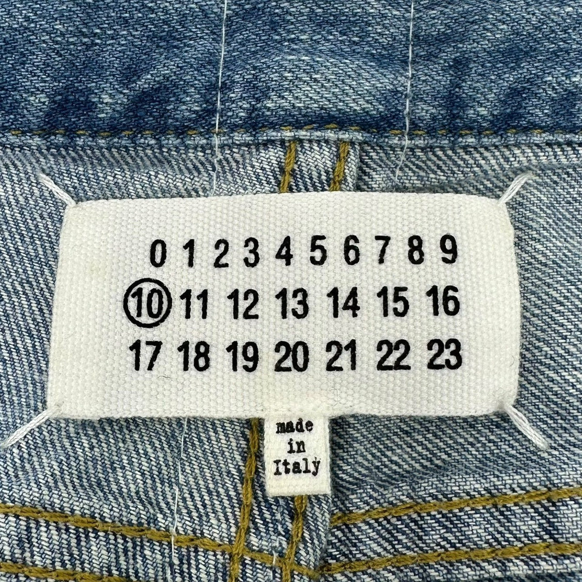MAISON MARGIELA 16SS Bianchetto Denim Pants Size 34