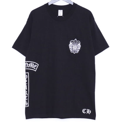 CHROME HEARTS Old BS Fleur T-Bar Print T-Shirt Black Size L