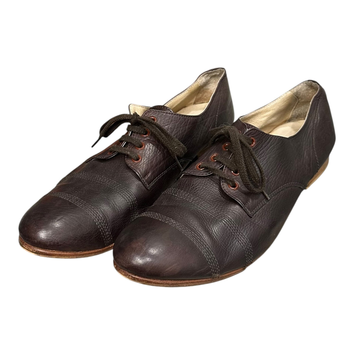 Christopher Nemeth 00s Toe-Stitched Dark Brown Sneakers Size 27.0cm