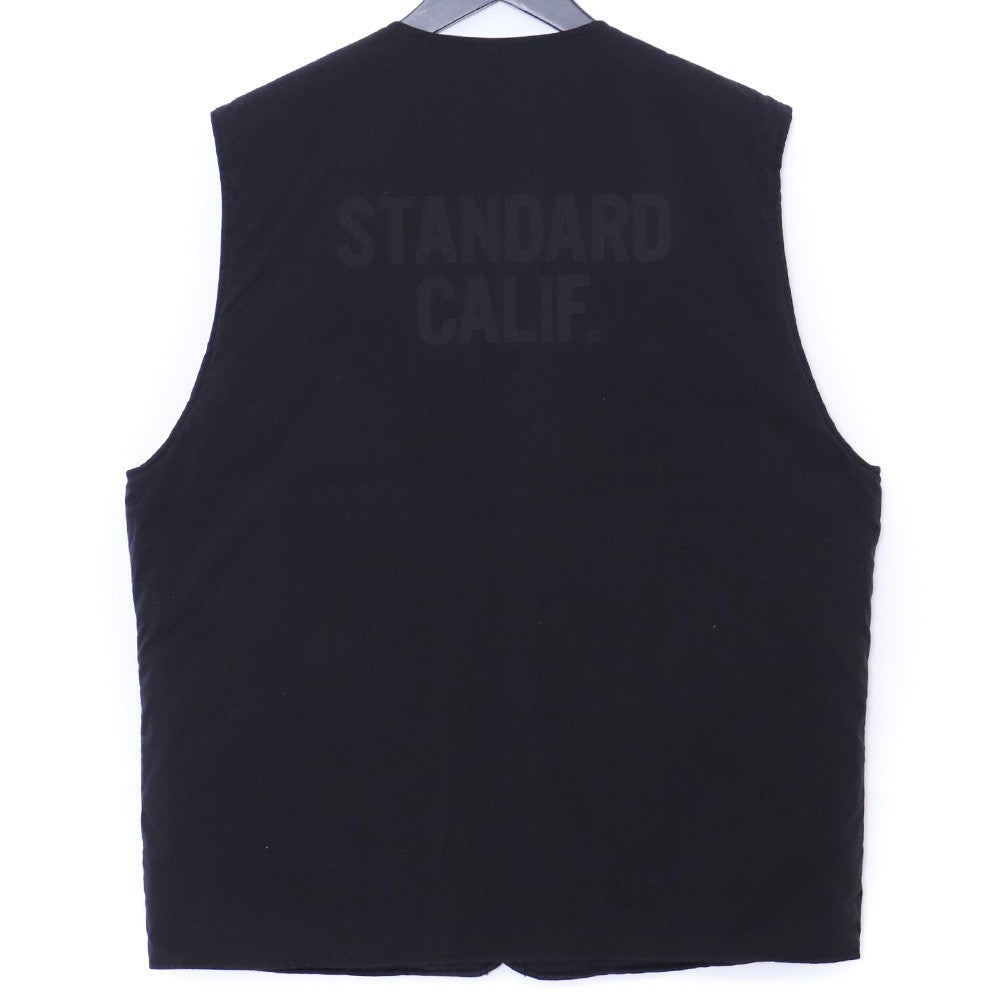 STANDARD CALIFORNIA SD Reversible Army Vest Black Size L