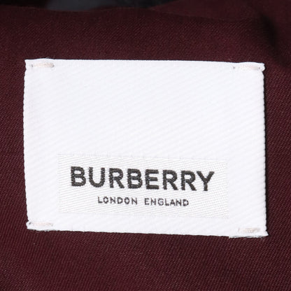 BURBERRY Striped Wool Duffle Coat Gray Size 48