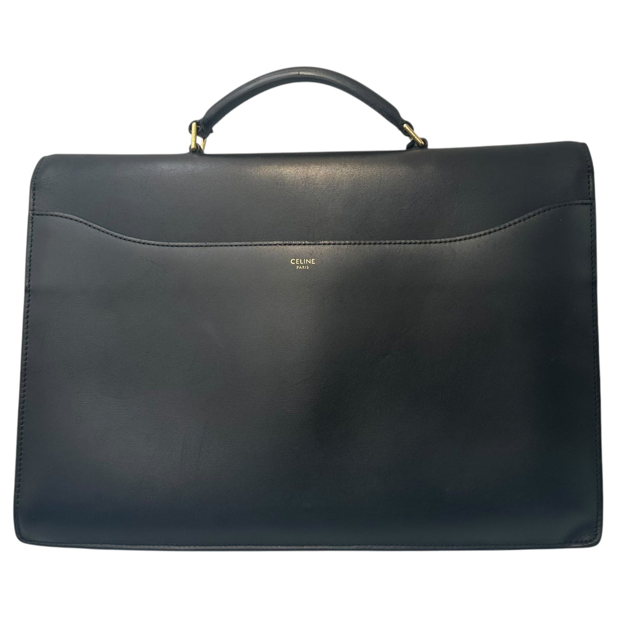 CELINE 19SS Hedi Slimane Leopard Cartable Briefcase Bag