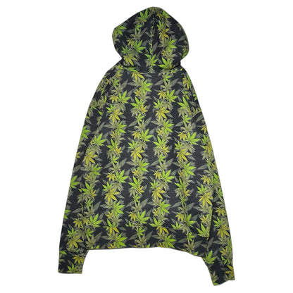 SUPREME x THE NORTH FACE 23AW Leaf Hoodie Black/Green Size S