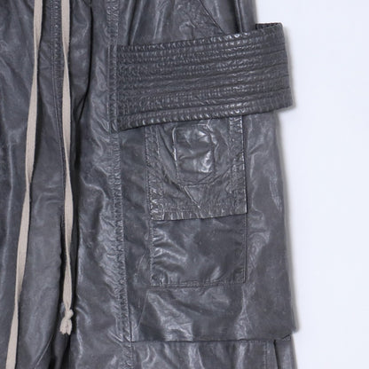 RICK OWENS DRKSHDW 15SS Coated Creatch Pants Gray Size XS
