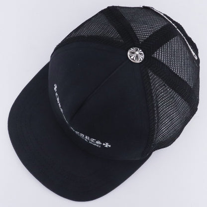 CHROME HEARTS FUCK YOU Mesh Trucker Cap Black Size F