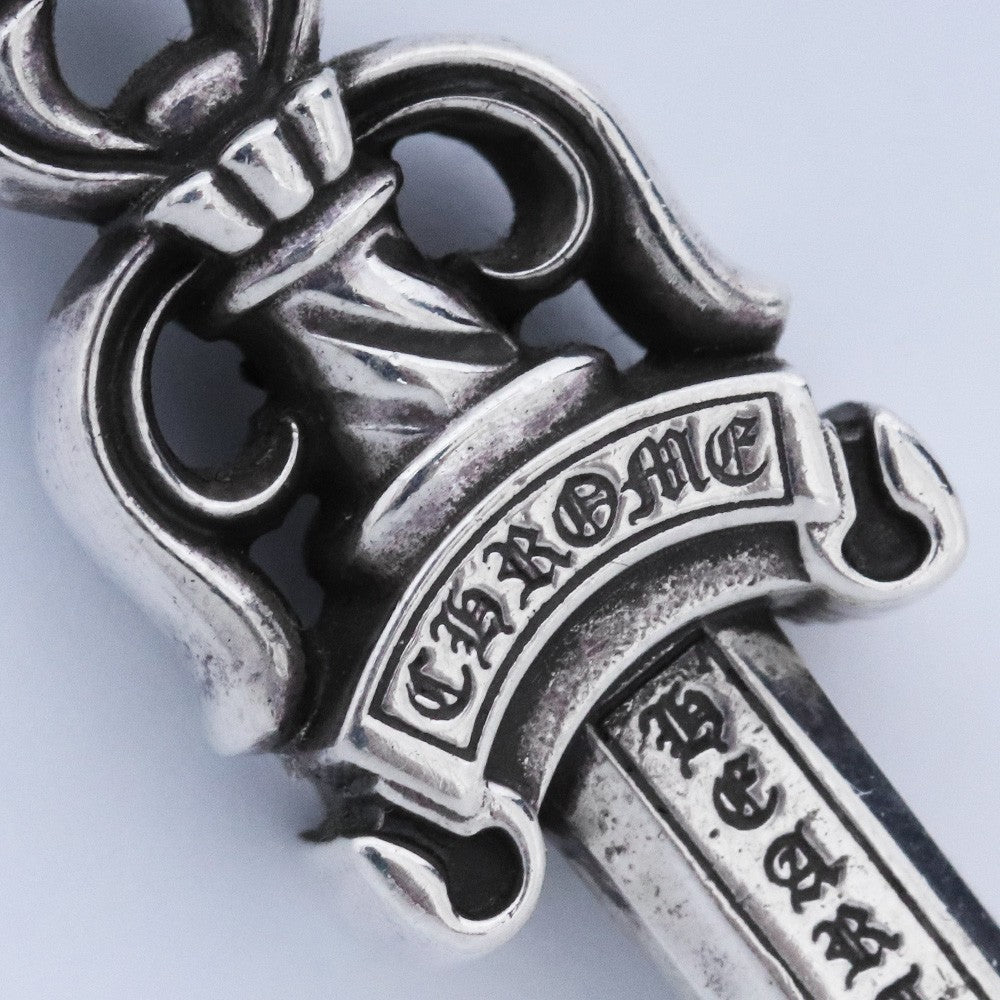 CHROME HEARTS Double Dagger Pendant Silver Size F