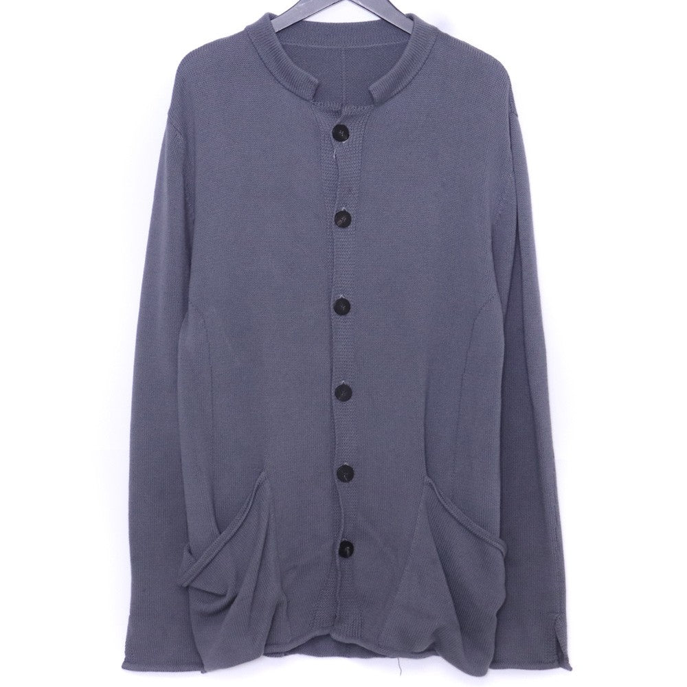 Incarnation Cotton Linen Piece Dyed Cardigan Gray Size M