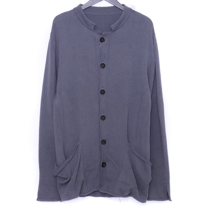 Incarnation Cotton Linen Piece Dyed Cardigan Gray Size M