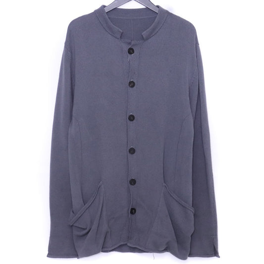 Incarnation Cotton Linen Piece Dyed Cardigan Gray Size M