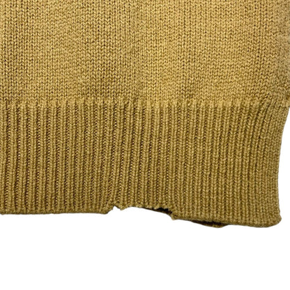 MAISON MARGIELA 22AW Wool Linen Knit Vest Side Slit Size M