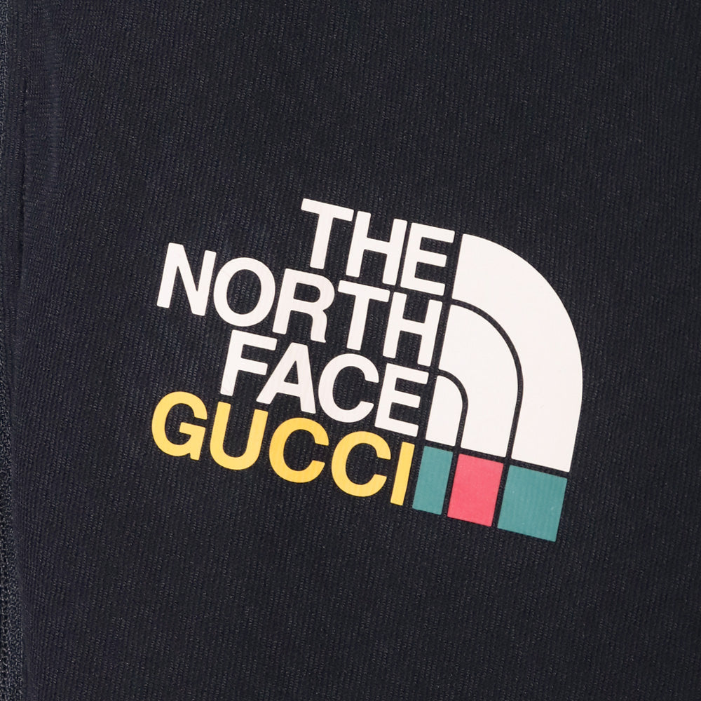 Gucci x The North Face Half-Zip Fleece Hoodie Black Size S