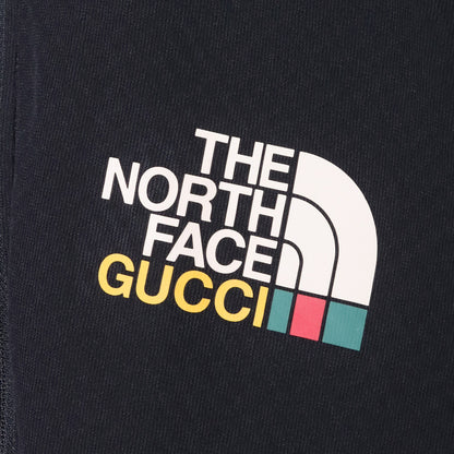 Gucci x The North Face Half-Zip Fleece Hoodie Black Size S