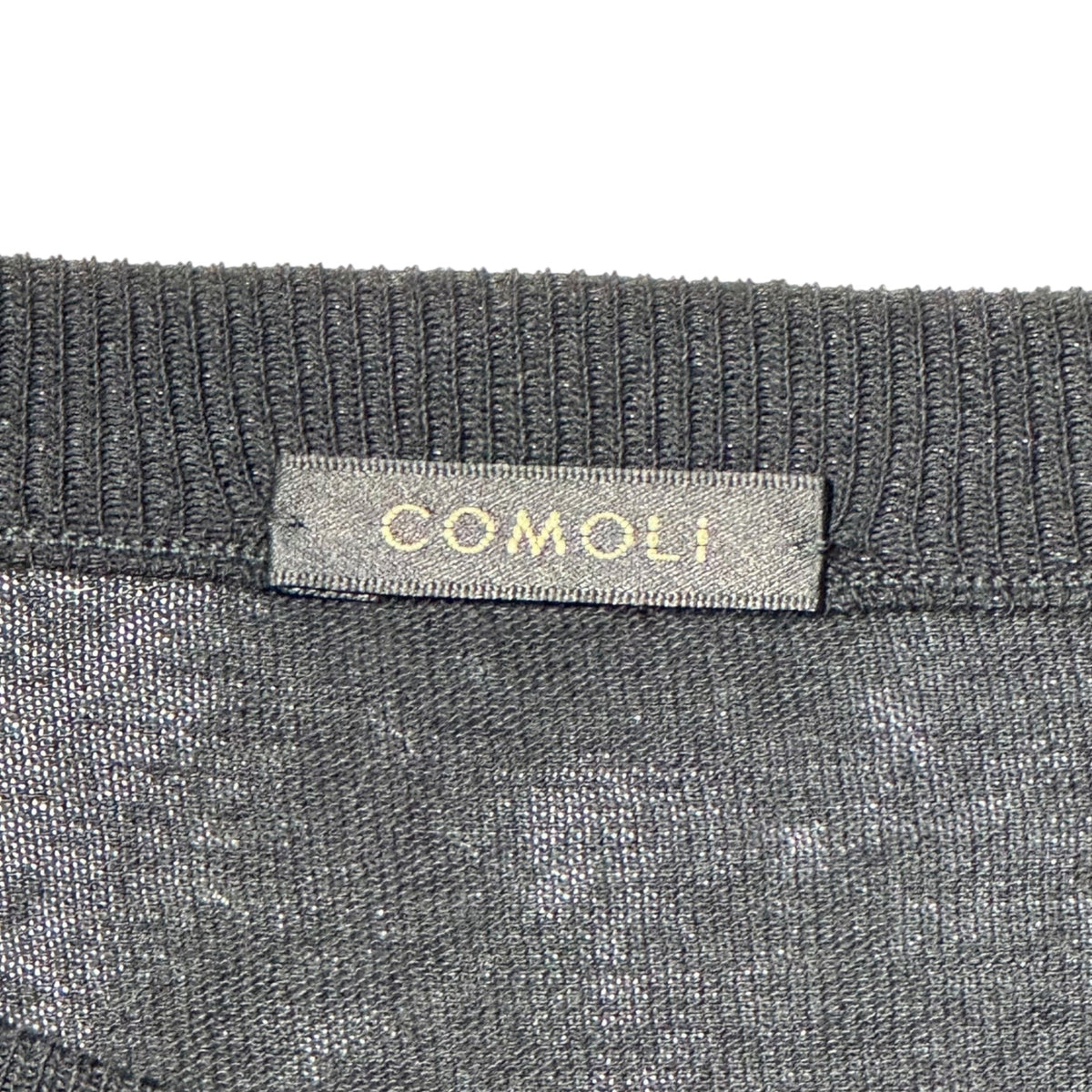 COMOLI 25SS Cotton 18G Crewneck Knit Sweater Size FREE