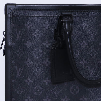 Louis Vuitton Soft Trunk Briefcase Monogram Black Bag Size F