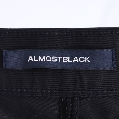 ALMOSTBLACK 25SS Wide 6-Pocket Pants Black Size 3