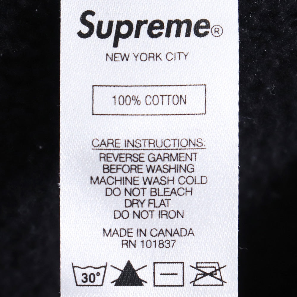 SUPREME 19AW NY Logo Hoodie Black Size M