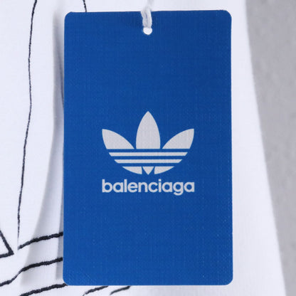BALENCIAGA × ADIDAS 23SS Large Fit Hoodie White Size 2