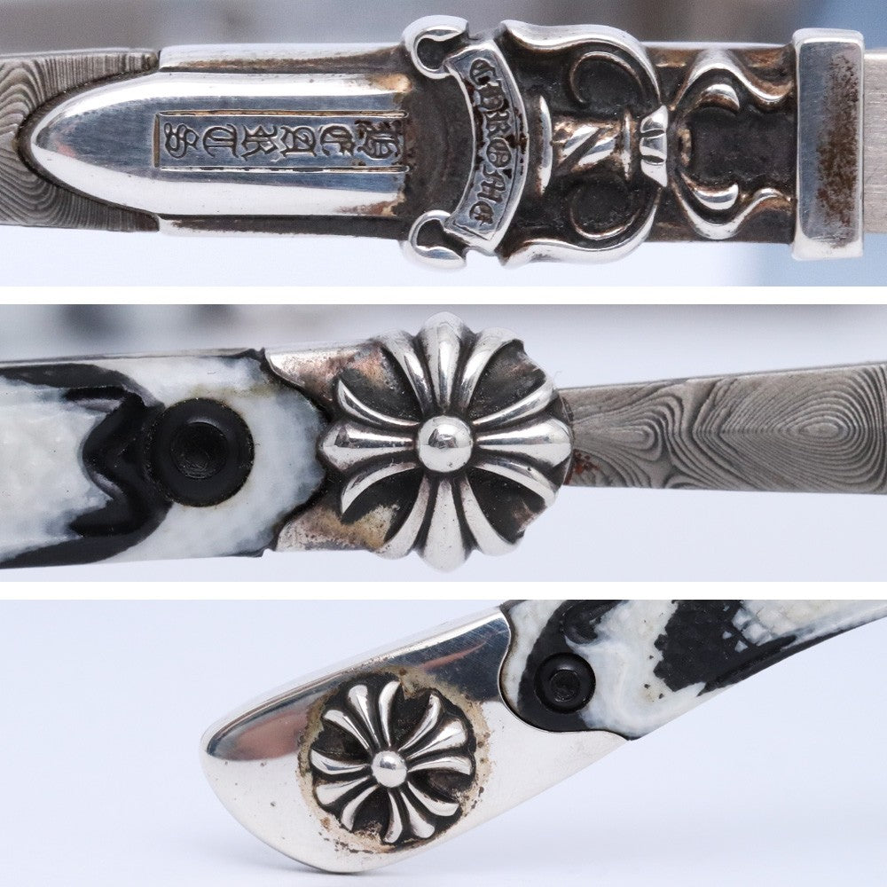CHROME HEARTS Blade Hummer I Silver Sunglasses Size ONE SIZE