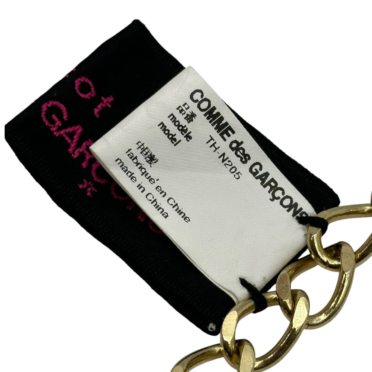 tricot COMME des GARCONS Triple-Strand Knit Necklace B&G