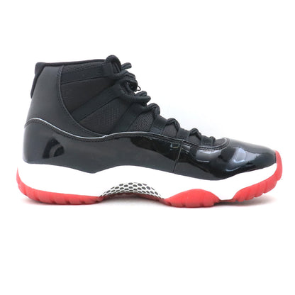 Nike AIR JORDAN 11 RETRO BRED Black Sneakers Size 27cm