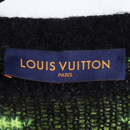 LOUIS VUITTON 22AW Monogram Mohair Cardigan Multi Size L