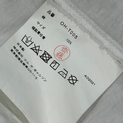COMME des GARCONS 21AW Hand-drawn Cotton T-Shirt Size FREE