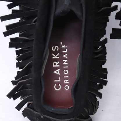 CLARKS × RECOGNIZE Fringe Desert Slip-Ons Black Size UK9